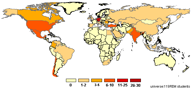 alumni world map